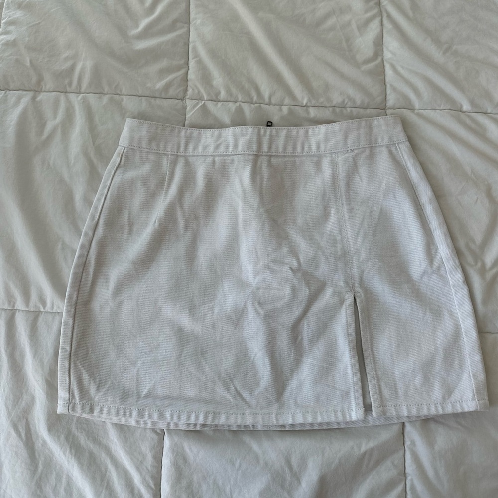 white skirt